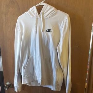 Women’s white Nike hoodie